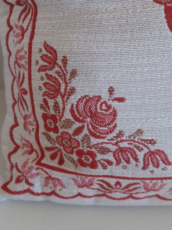 Rood Folklore kussen