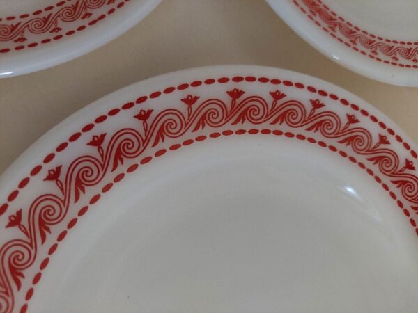 Set pyrex petit fours bordjes Chariot