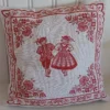 Rood Folklore kussen