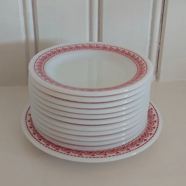 Set pyrex petit fours bordjes Chariot