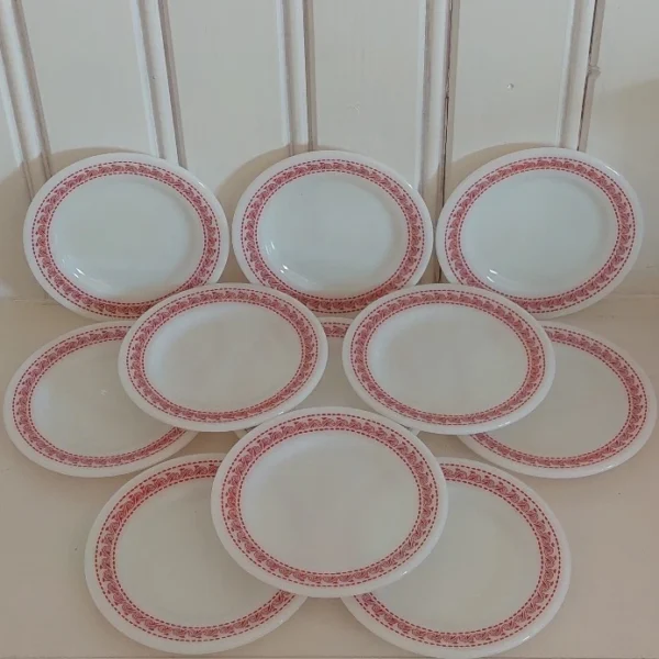 Set pyrex petit fours bordjes Chariot