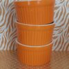 Set 3 Ramekins Oranje Ongemerkt