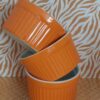 Set 3 Ramekins Oranje Ongemerkt