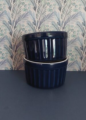 Set 2 Ramekins Donkerblauw