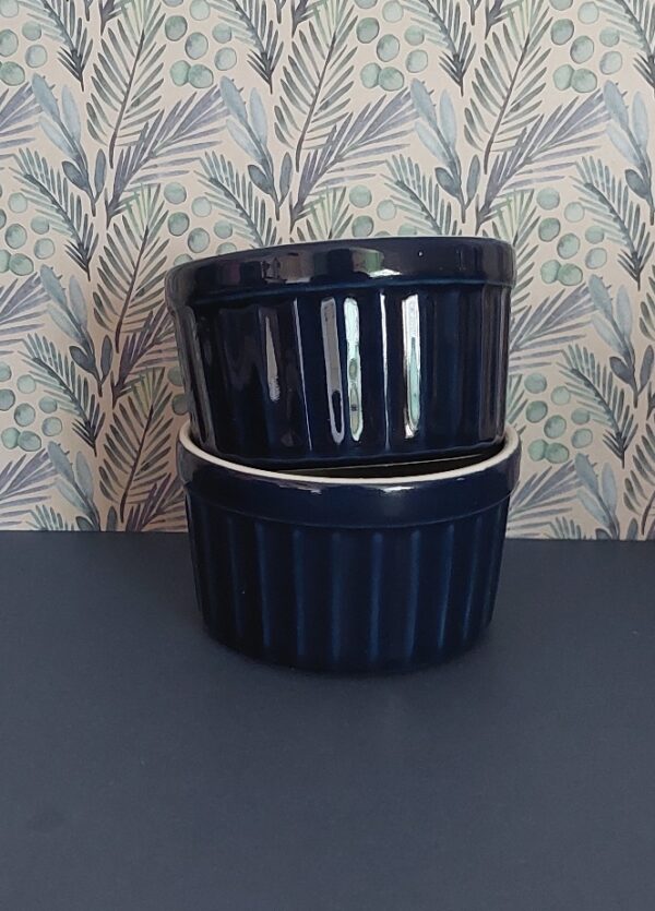 Set 2 Ramekins Donkerblauw