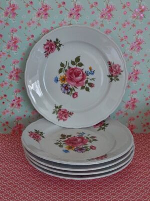 Set 5 Gebaksbordjes Bavaria