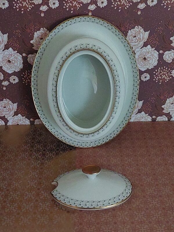 Vintage Hutschenreuther sauskom met deksel