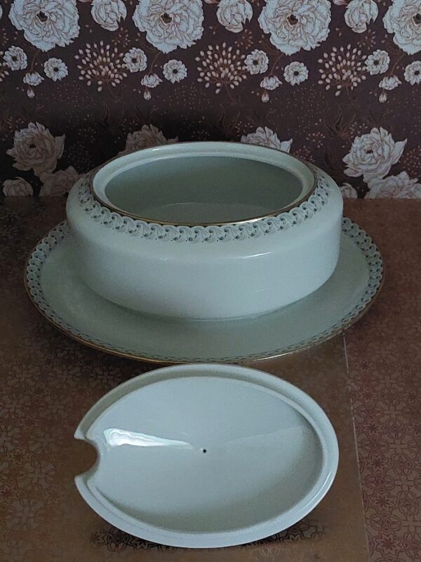 Vintage Hutschenreuther sauskom met deksel