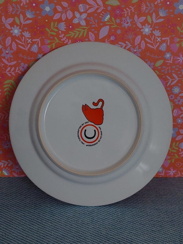 Ontbijtbord Rode Kater, Jan Jans