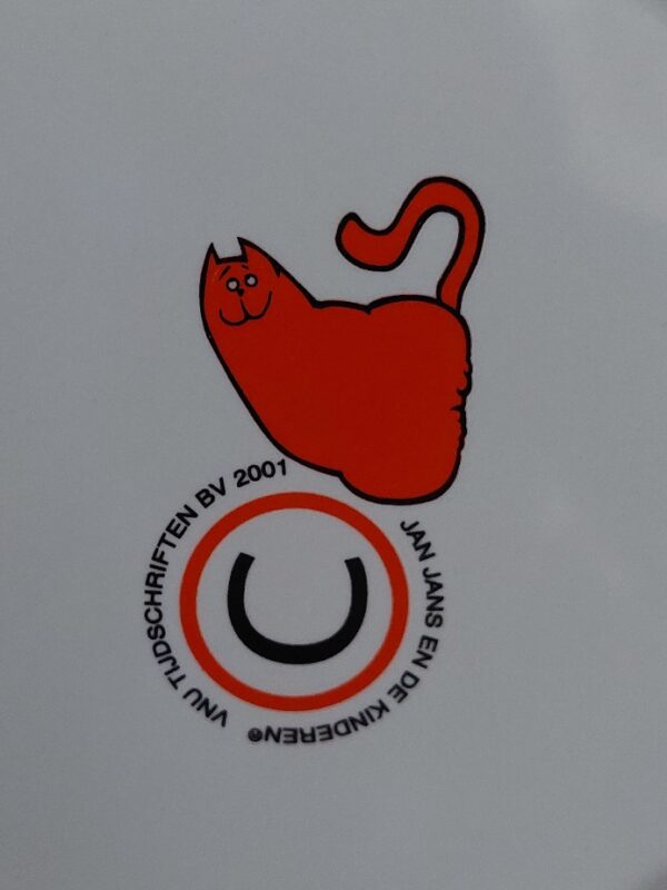 Ontbijtbord Rode Kater, Jan Jans