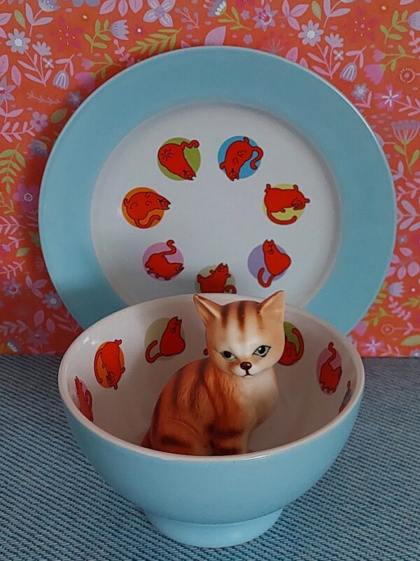 Ontbijtbord Rode Kater, Jan Jans