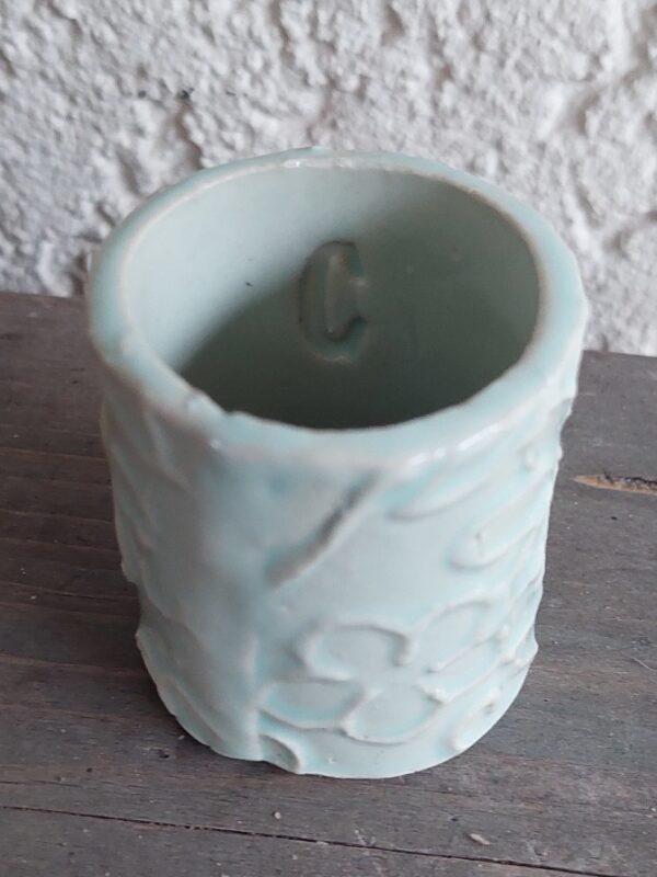 Set 8 Vintage Servetringen Keramiek