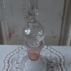 Vintage Glazen Torenkandelaar Persglas