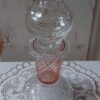 Vintage Glazen Torenkandelaar Persglas
