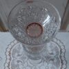 Vintage Glazen Torenkandelaar Persglas