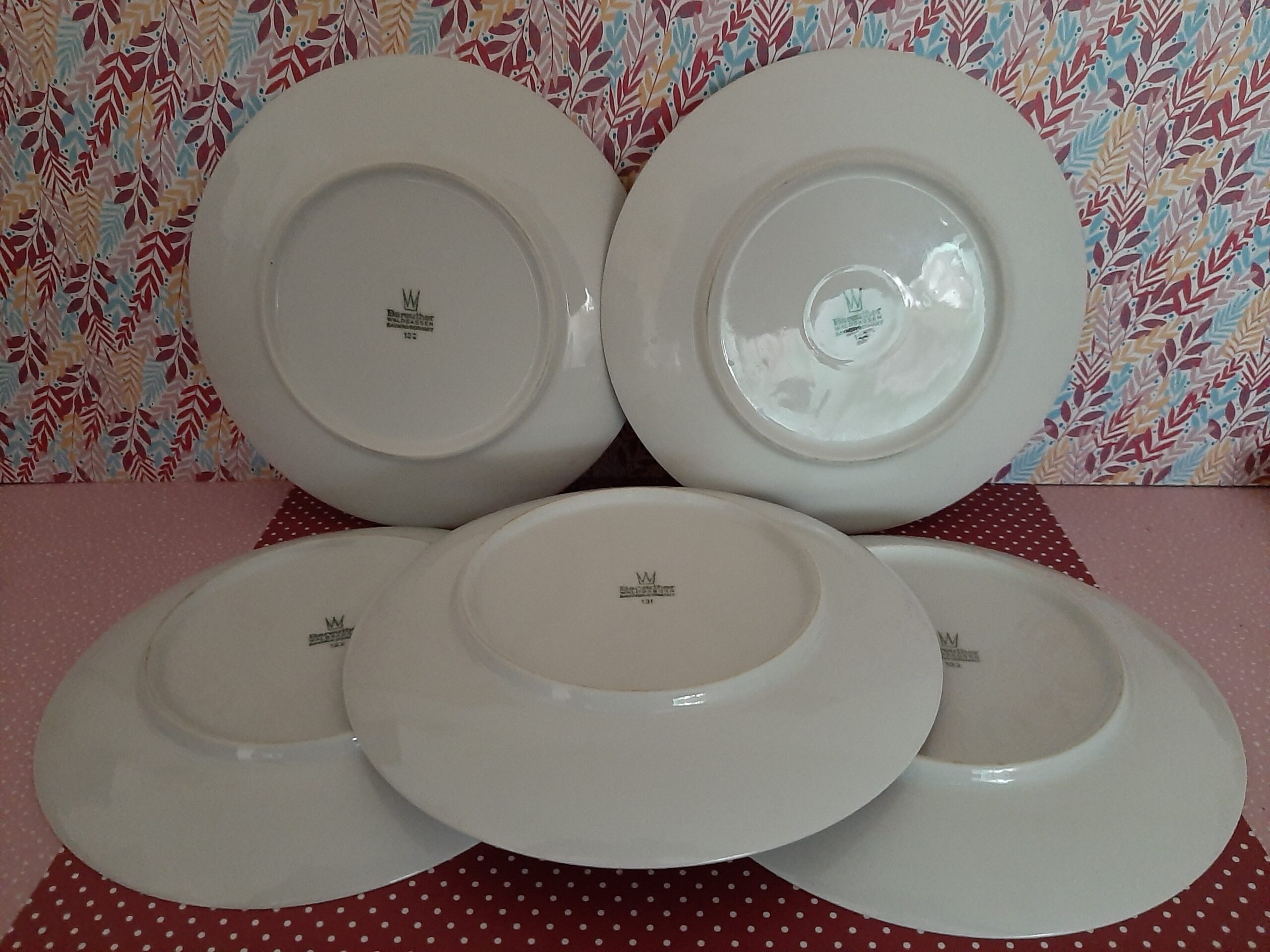 Vintage Bareuther Koffiepot Met 5 Gebaksbordjes