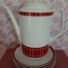 Vintage Bareuther Koffiepot Met 5 Gebaksbordjes
