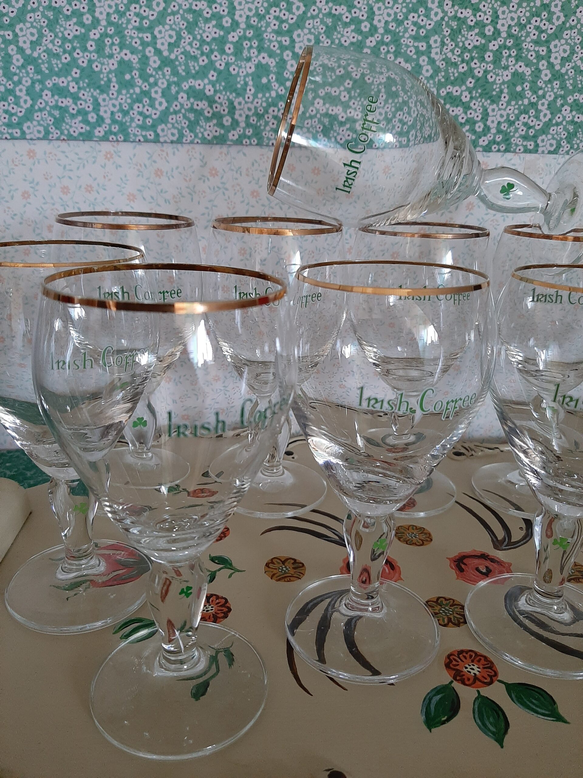 Set 2 van 6 Irish Coffee Glazen