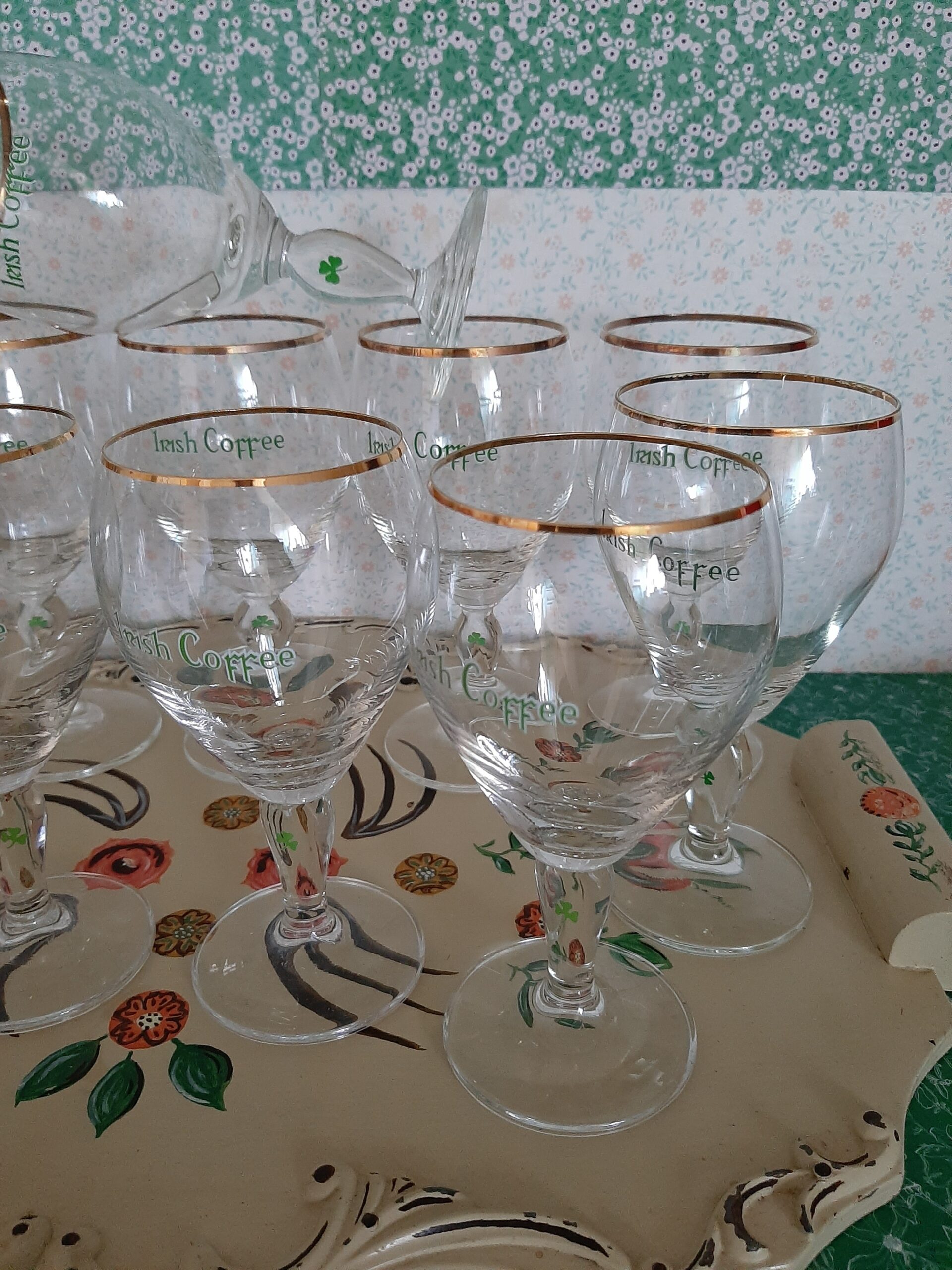 Set 1 Van 6 Irish Coffee Glazen