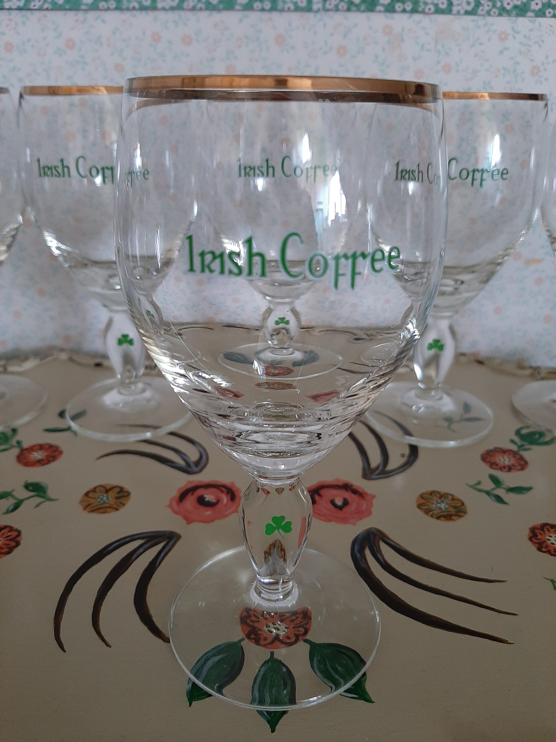 Set 2 van 6 Irish Coffee Glazen