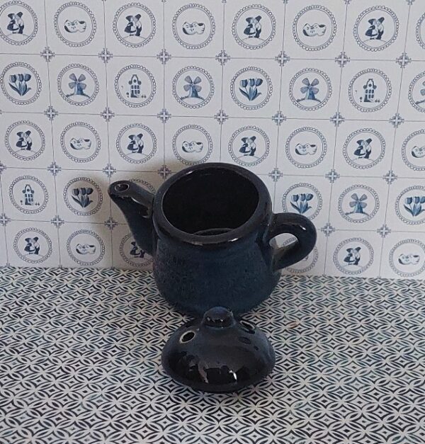 20241206_141023 Waxinelichthouder Fornuisje Met Theepotje Keramiek