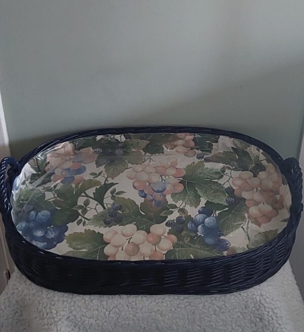 Vintage Rieten Dienblad
