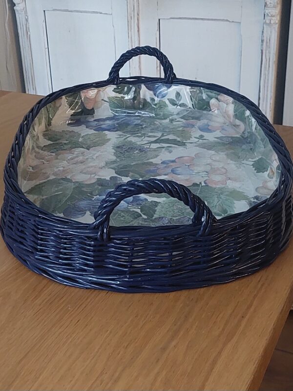 Vintage Rieten Dienblad