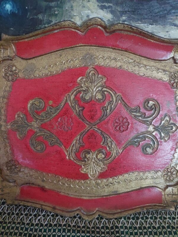 Klein Florentijns Dienblad Rood