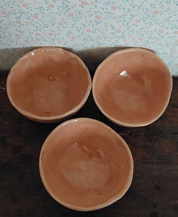 Aardewerk Schalenset Zalmrose