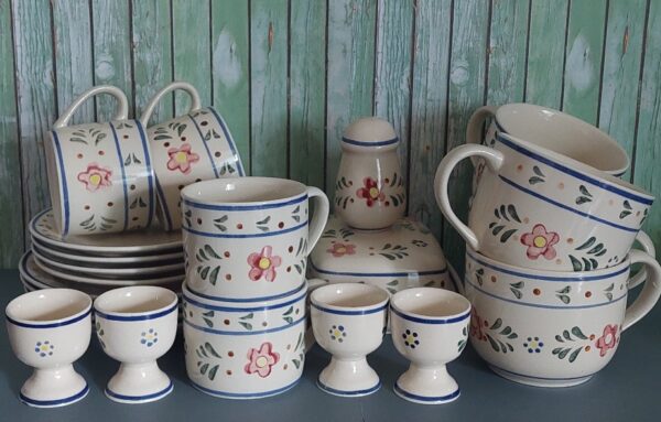 15 delig Ontbijtservies bloemen
