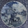 Wandbord Klompenmaker Delft Blauw