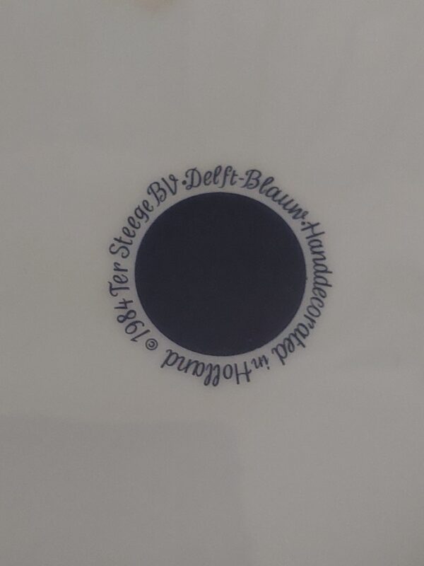 Wandbord Klompenmaker Delft Blauw