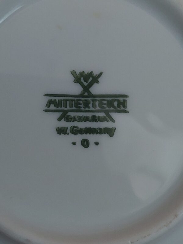 Vintage Mitterteich Schaaltje Bloemen