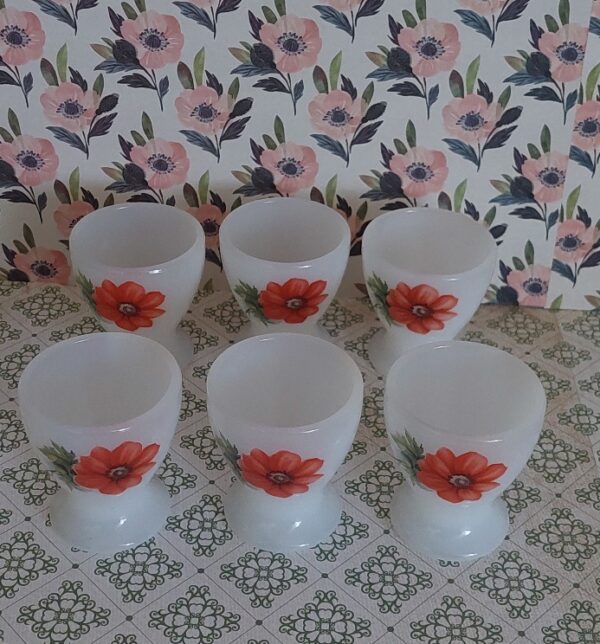 6 eierdopjes Arcopal France