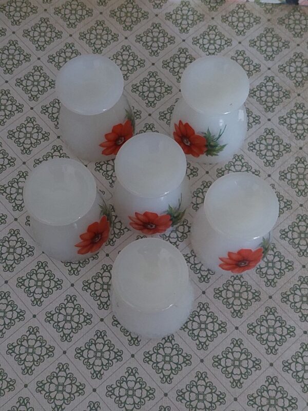 6 eierdopjes Arcopal France