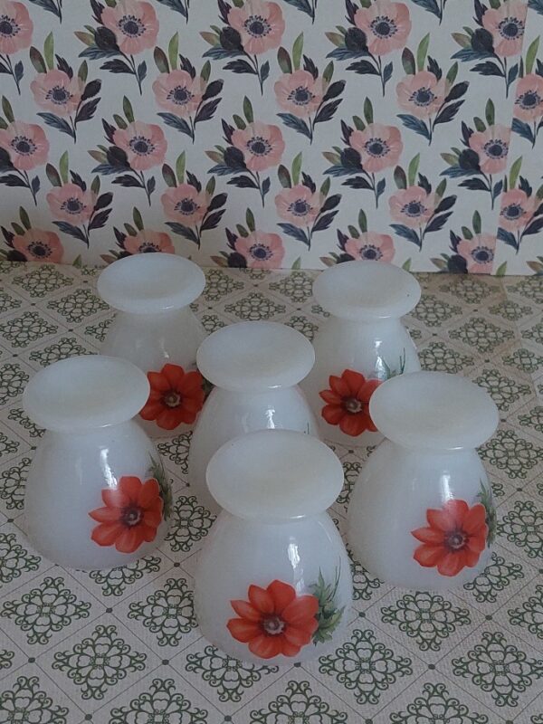 6 eierdopjes Arcopal France