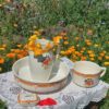 Art Deco Lampetstel Boch 4 delig
