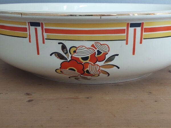 Art Deco Lampetstel Boch 4 delig