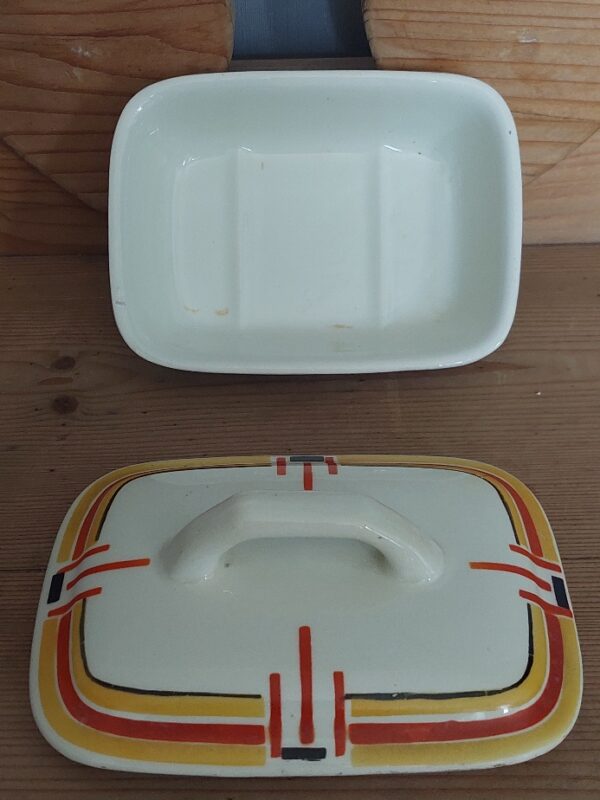Art Deco Lampetstel Boch 4 delig