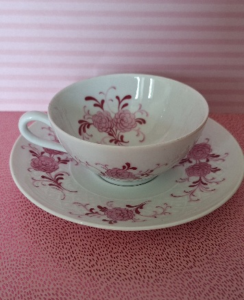 1 set 6 Mokka Kopjes en Schotels SWB Annabell