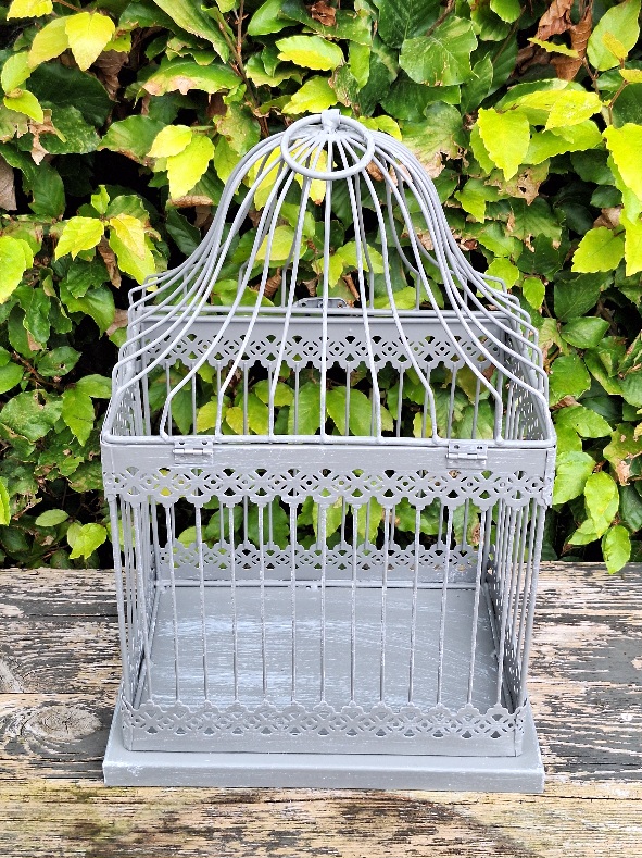 Brocante vogelkooitje groot