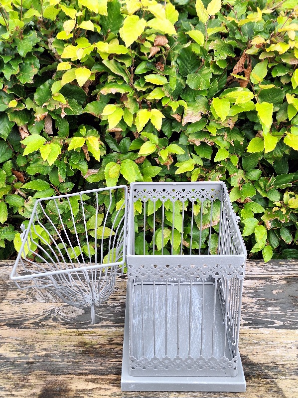 Brocante vogelkooitje groot