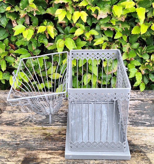 Brocante vogelkooitje groot
