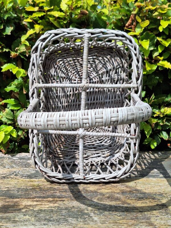 Rieten Flessenmand Grijs