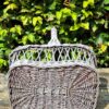 Rieten Flessenmand Grijs