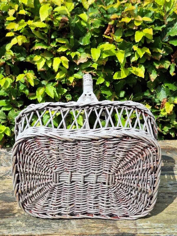 Rieten Flessenmand Grijs