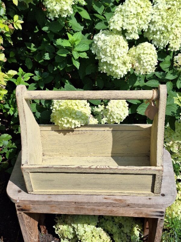 Houten Bak met Hengsel