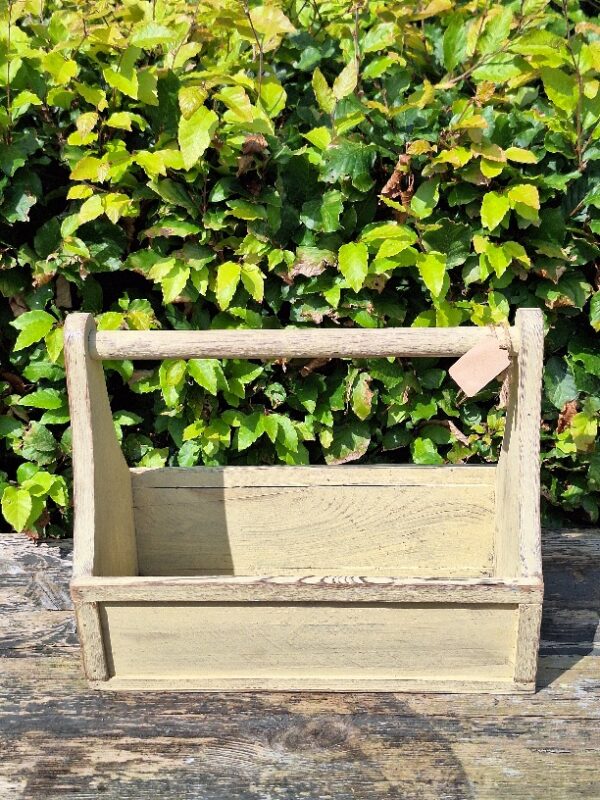 Houten Bak met Hengsel