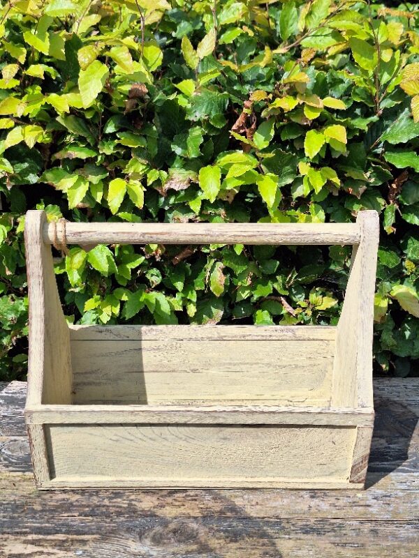 Houten Bak met Hengsel