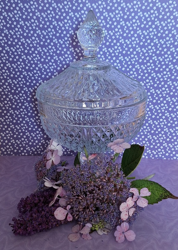 1 Grote Glazen Suikerpot